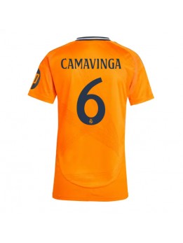 Real Madrid Eduardo Camavinga #6 Zenski Gostujuci Dres 2024-25 Kratak Rukavima